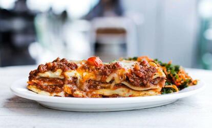 Lasagne vegetáriánius verzióban Vegetáriánus lasagne