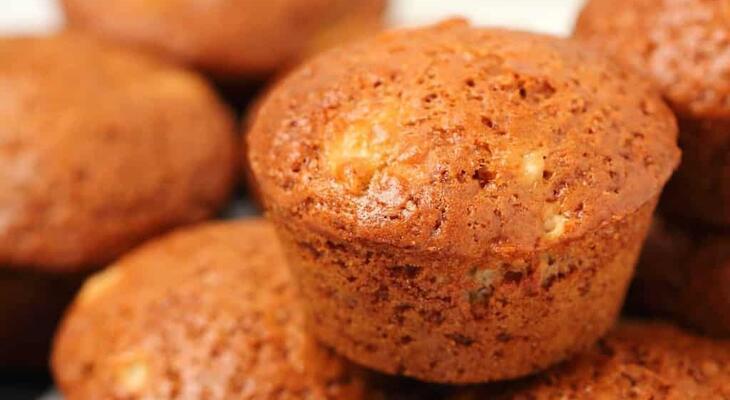 Almás vegán muffin