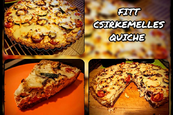 Fitt csirkemelles quiche Fitt csirkemelles quiche