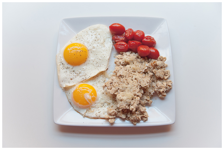 Ételek edzés előtt - Zab és tojás