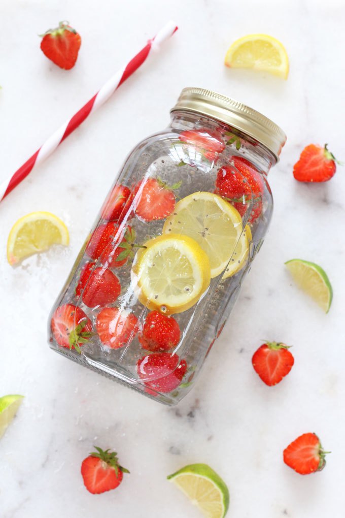 Detox víz - Chia magos Detox víz - Chia gyümölcsvíz