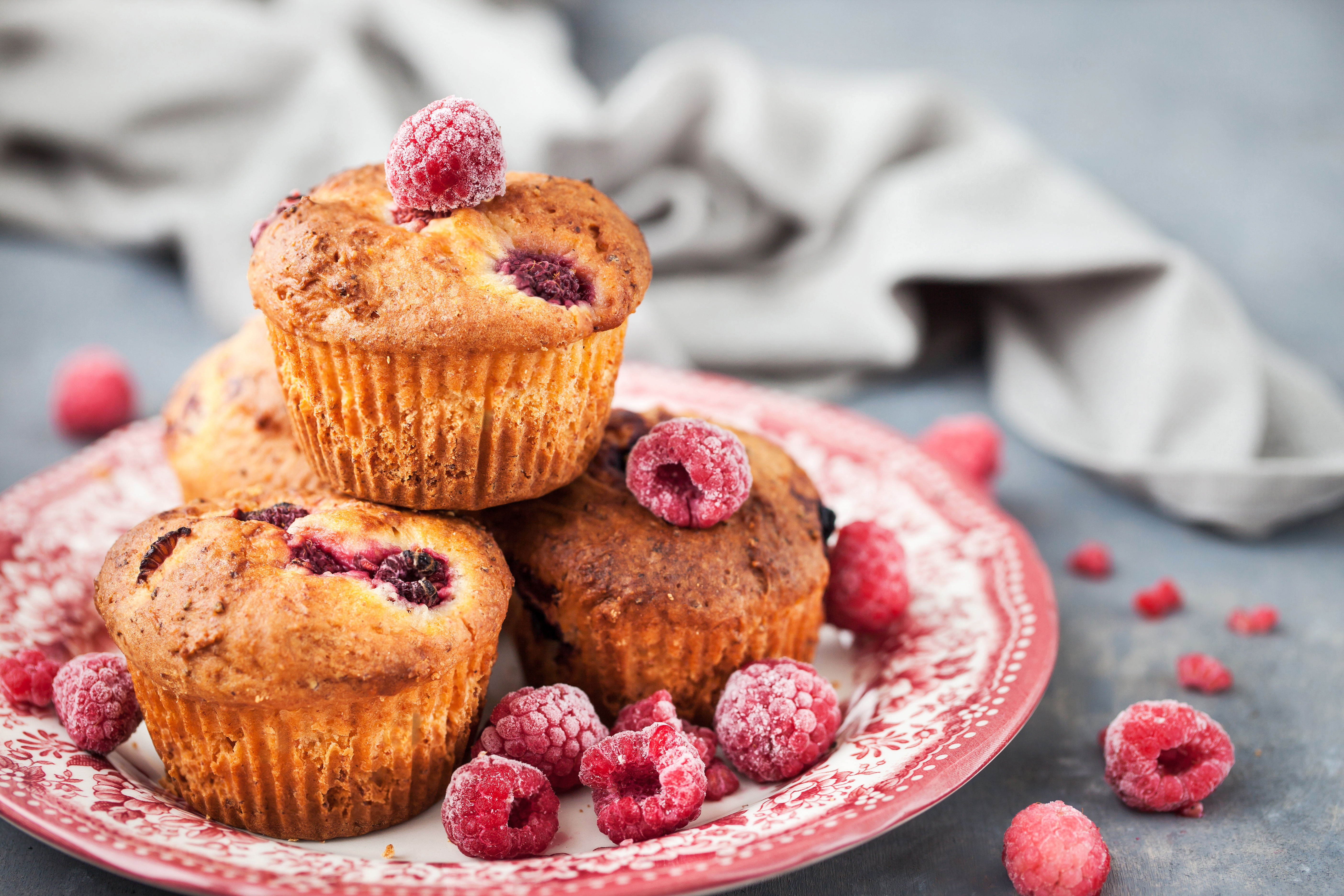 Citromos málnás joghurtos muffin recept