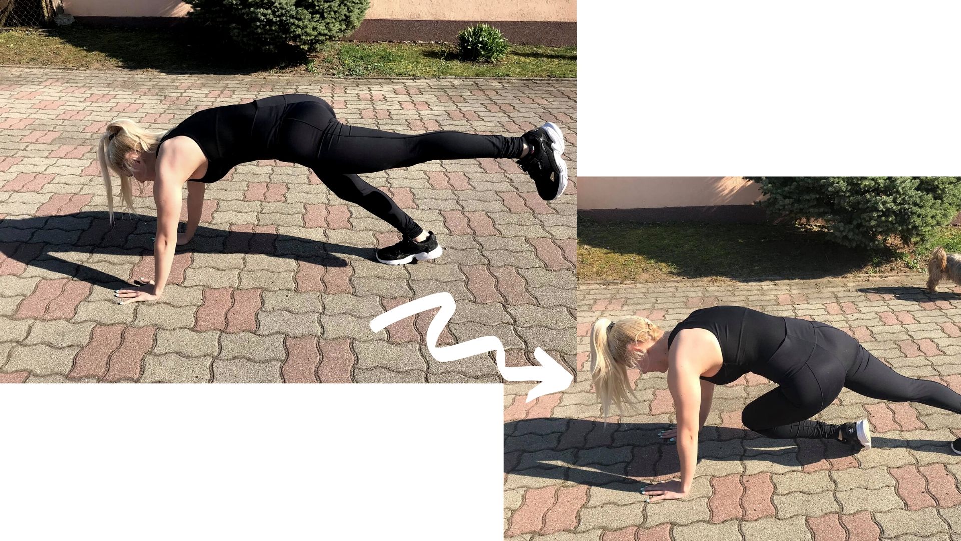 Térdhúzás hasizom gyakorlat