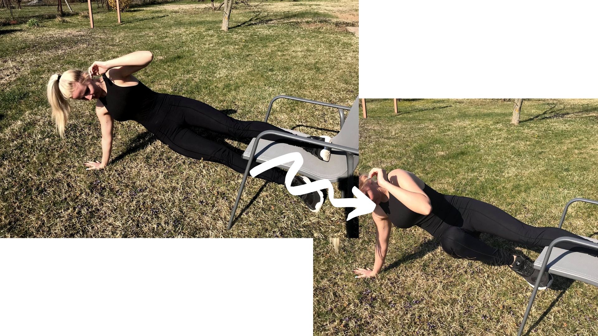 Oldalsó plank hasizom gyakorlat