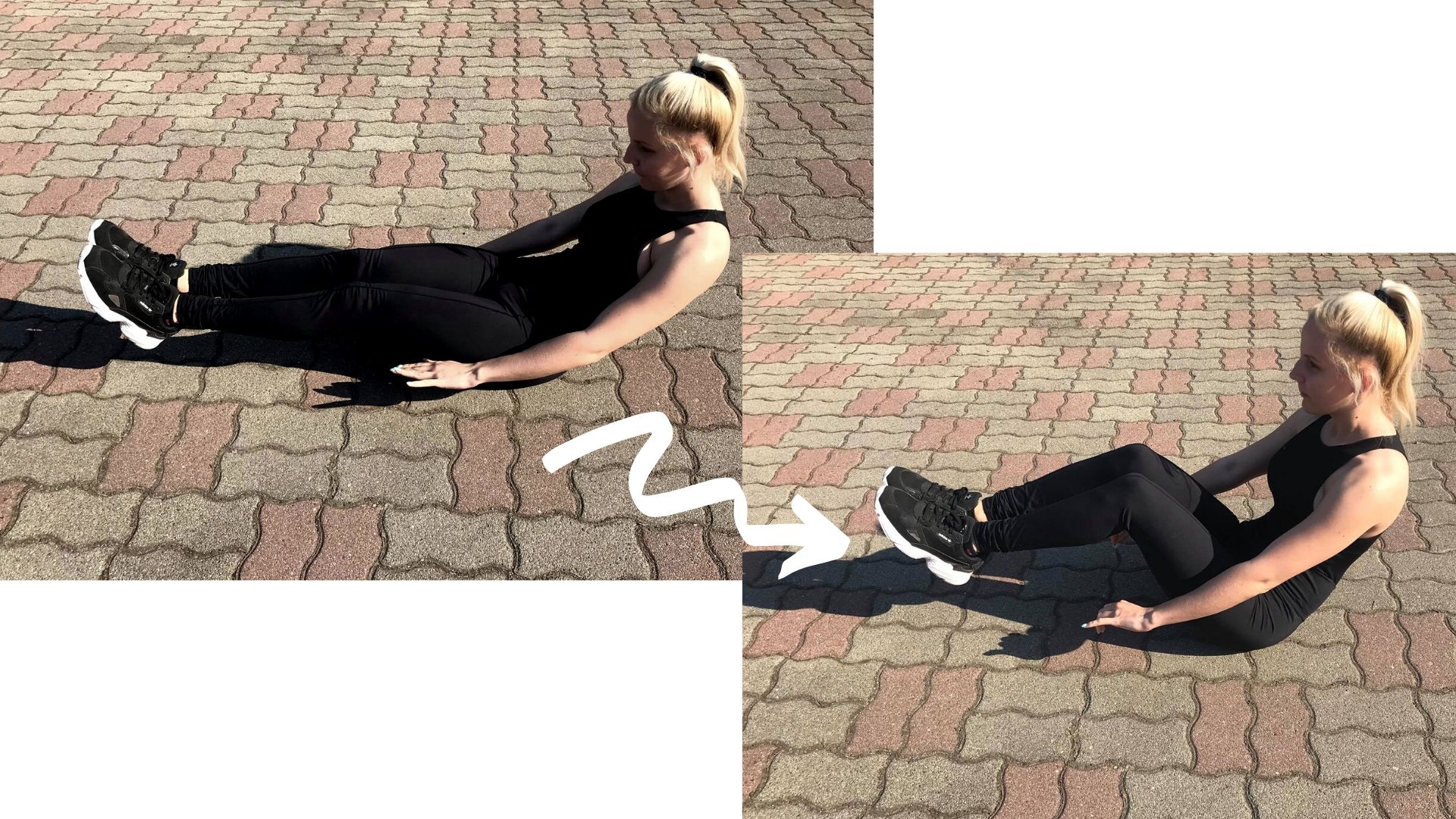 Térdhúzás hasizom gyakorlat talajon